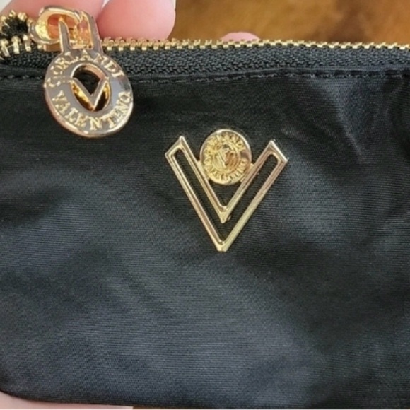 Valentino Black Backpack with Gold Accents - Picture 3 of 11